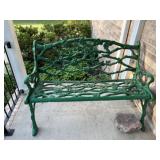 Green metal.appears to be cast iron outdoor