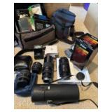 Vivitar  lenses and other camera accessories