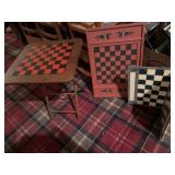 Checkerboard TV tray, vintage checkerboard and