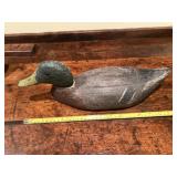 Old wood duck decoy