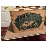Wooden box. Ducks Unlimited Mississippi edition