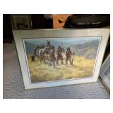 Native American wall artDust of many pony