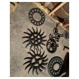 Cast iron pieces incl. pulley