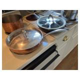 Lasera copper skillet and other pans
