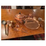 Copper ware and copper look ware