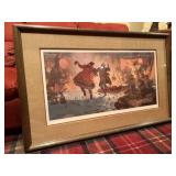 Native American print by John Clymer Signed