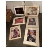 Six pieces of artwork done by Frank including