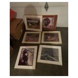 Six pieces of photography art done by Frank