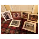 Six pieces photography art done by Frank