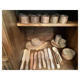 Wood utensils and other miscellaneous dinnerware