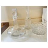 Waterford wine decanter, other wine decanter and