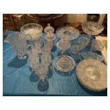 Indiana glass company feather pattern glassware
