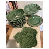 Cabbage leaf and leaf made in Portugal dishes