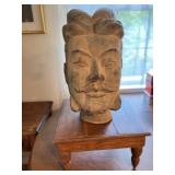 Oriental head sculpture