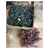 Red Christmas lights appear to be working