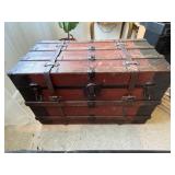 Old red trunk