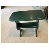 Green side table