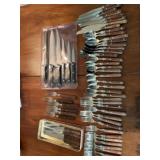 Wood handle flatware and knives