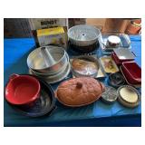 Baking items incl. Bundt pan, cookie cutters