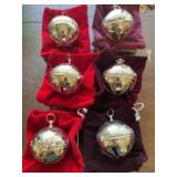 Wallace sleigh bell ornaments. 2000-2005
