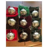 Wallace Sleighbell ornaments. 1990, 95, 96. 2006,
