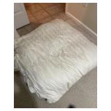 down comforter appears to be full-size