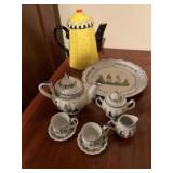 Miniature tea set in miscellaneous