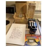 Better bell, 4 glass butter dishes and