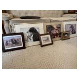 Dog and miscellaneous wall art