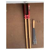 Post hole digger and machete