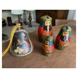 Vintage musical  ornament (plays silent night)