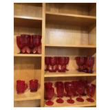 Red glassware