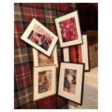 Six pieces photography art including Weaver