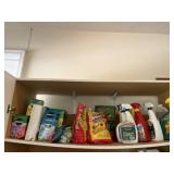 Yard and plant chemicals including miracle grow.