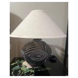 Mahon made clay lamp