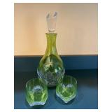 Waterford mixology neon lime decanter and