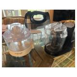 Hand, mixer, chopper, and juicer