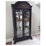 Lighted display cabinet see pictures 7 ft 4 in