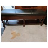 Black vinyl storage chest 54 in Long