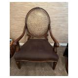 Large chair with Leopard print back