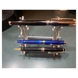 3 pens. S. T. DUPONT pen, Pelikan Souveran and