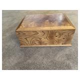 Italian Burled wood jewelry box