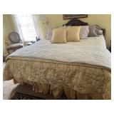 King size tempur-pedic adjustable bed with 2