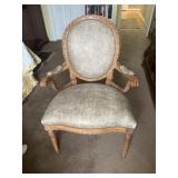 Upholstered arm chair