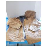 Carhartt coat with snap on and off Hood