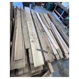 Rough sawn white oak lumber longest board is 12.6
