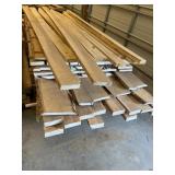 Rough sawn Birch lumber longest board is