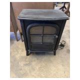 Electric heater. The motor turns on and it