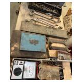 Tap & dies and othe misc. tools as shown