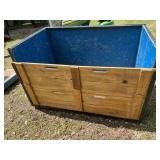 Box attachment  36 inches high, 62 inches wide,